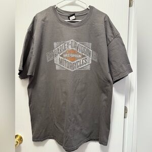 Harley-Davidson Broadablin  NY Gray Short Sleeve Tee Size 2XL